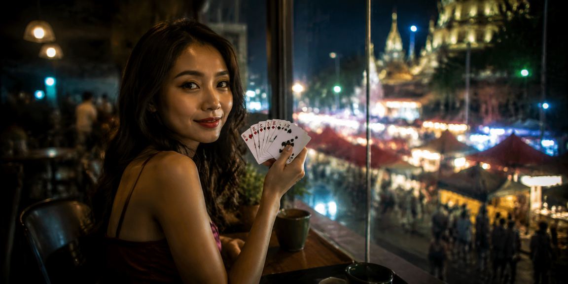 ရန်ကုန်မြို Chinatown အတွင်း ရှမ်းကိုးမီး ကစားနေသော ပရိသတ်များ
