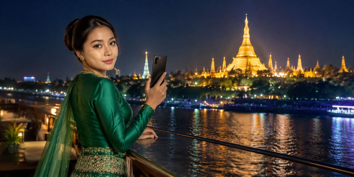ရန်ကုန် ရွှေတိဂုံ ကျပ်သွင်းခြင်းအပြင်ကြည့်ပုံ